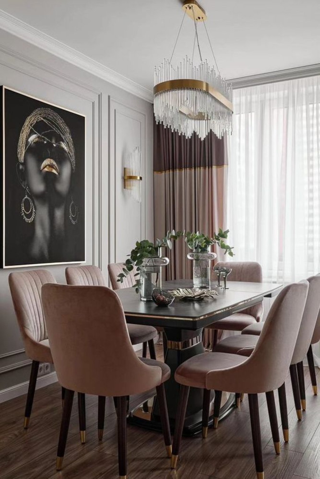 Elegant dining interior