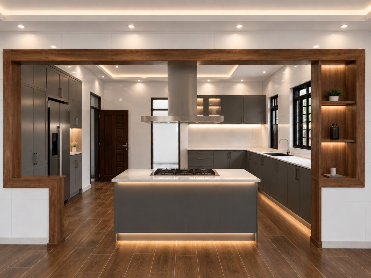DFM modern grey kitchen